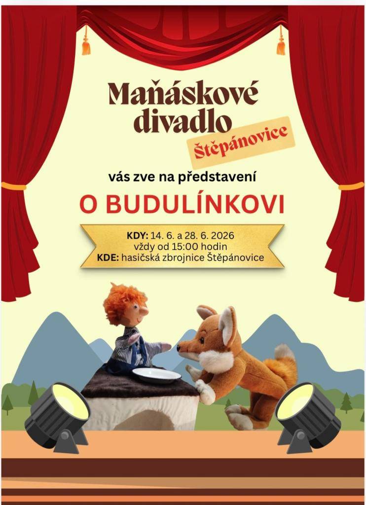 Vždy v neděli od 15.00 hod. v hasičské zbrojnici ve Štěpánovicích.