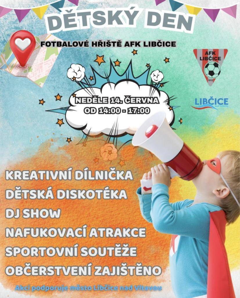 Přijďte si užít a oslavit dětský den!