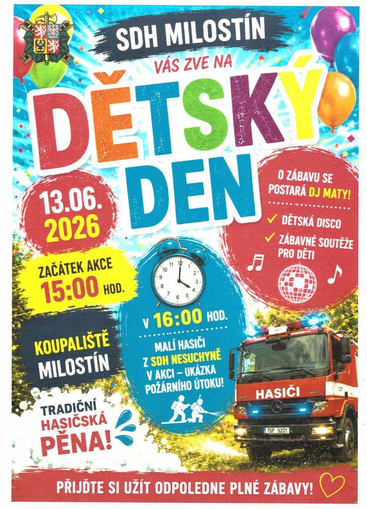 Oslava dětského dne na koupališti