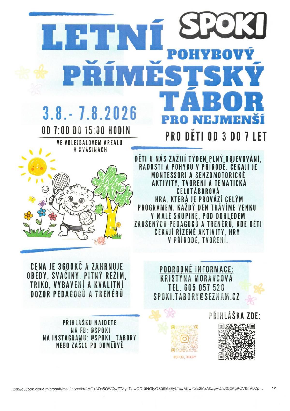 pro děti od 3 do 7 let