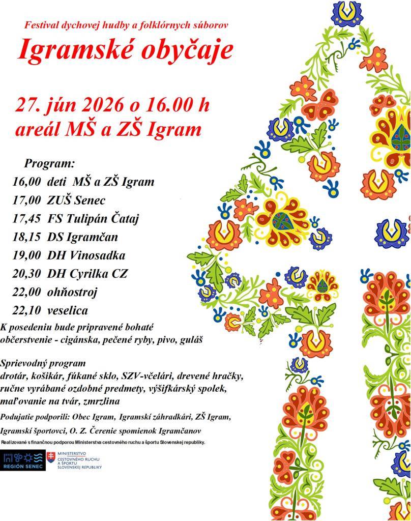 30. ročník festivalu dychovej hudby a folklórnych súborov