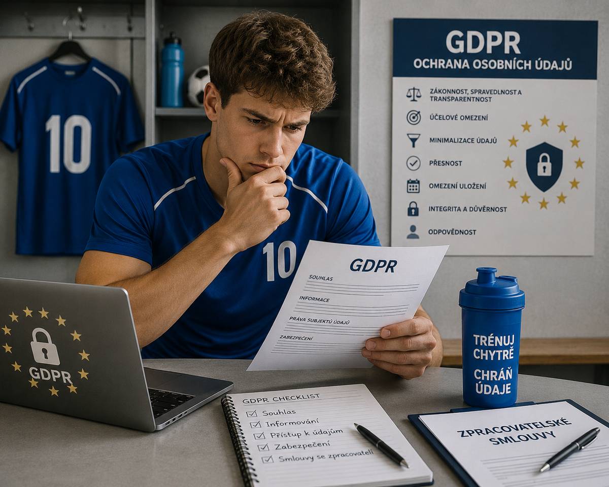 Komise pro sport MČ Praha-Vinoř si vás dovoluje pozvat na praktický kurz Základy práva se zaměřením na GDPR ve sportu. Kurz je určen především pro zástupce sportovních spolků, trenéry, vedoucí oddílů a všechny, kteří v rámci sportovní činnosti pracují s dětmi, členy, přihláškami, fotografiemi, zdravotními údaji nebo klubovou dokumentací. Cílem není právnická teorie, ale srozumitelný a praktický přehled toho, co by měl běžný sportovní klub vědět a mít alespoň základně ošetřené. V rámci kurzu se zaměříme zejména na tato témata: Hřiště a pravidla: Proč to vlastně řešíme? Proč se právní minimum a GDPR týká i malých sportovních klubů a oddílů. Víc než jen jméno: Co všechno o členech víme? Jaké údaje o dětech, rodičích, členech nebo trenérech běžně evidujeme a proč s nimi musíme zacházet opatrně. Desatero férového klubu aneb jak data neztratit Základní pravidla bezpečného nakládání s přihláškami, tabulkami, kontakty a další dokumentací. Co můžeme dělat i bez zeptání? Kdy klub nepotřebuje souhlas a může údaje zpracovávat například kvůli členské evidenci, organizaci tréninků nebo komunikaci s rodiči. Kdy musíme chtít „ano“? Fotky a sociální sítě Jak přistupovat k fotografiím, videím, webu, Facebooku, Instagramu a propagaci klubové činnosti. První pomoc a dokumenty v šuplíku Jaké základní dokumenty, souhlasy a interní pravidla je dobré mít připravené, aby klub nebyl zbytečně zranitelný. Na akci je potřeba se předem přihlásit přes formulář: https://forms.gle/h9YmtvdmvgMXXF799 Prosíme o přihlášení ideálně do 10. 6. 2026, abychom mohli zajistit dostatečnou kapacitu. Budeme rádi, pokud pozvánku předáte i dalším lidem ve Vašem spolku, kterých se téma může týkat – například trenérům, vedoucím družstev, členům výboru nebo osobám, které spravují členskou evidenci a komunikaci s rodiči. Termín konání: pondělí 15. 6. od 16:30 Místo: Společenský sál pod Normou Těšíme se na setkání. David Stella, předseda Sportovní komise Vinoř