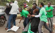 Protestní pochod proti záboru půdy Národního parku Nairobi a plánům na přemístění zvířecího útulku v Nairobi