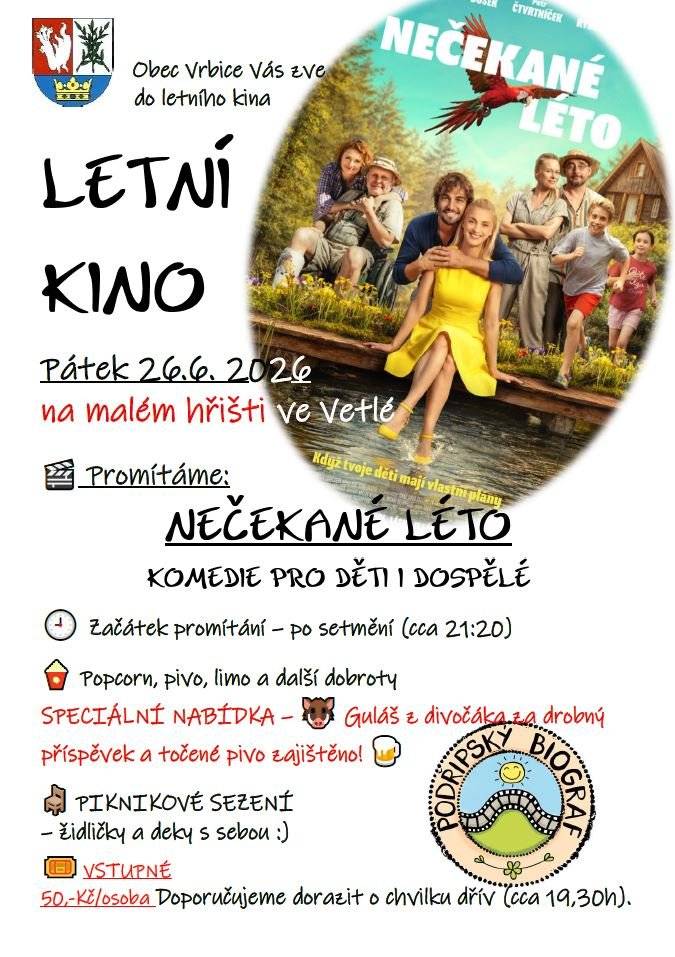Pozvánka na letní kino-6/2026