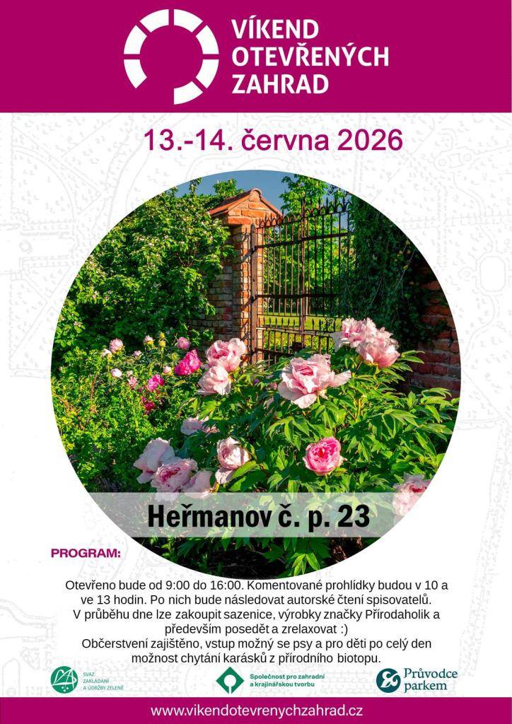 Víkend otevřených zahrad - Heřmanov č. p. 23