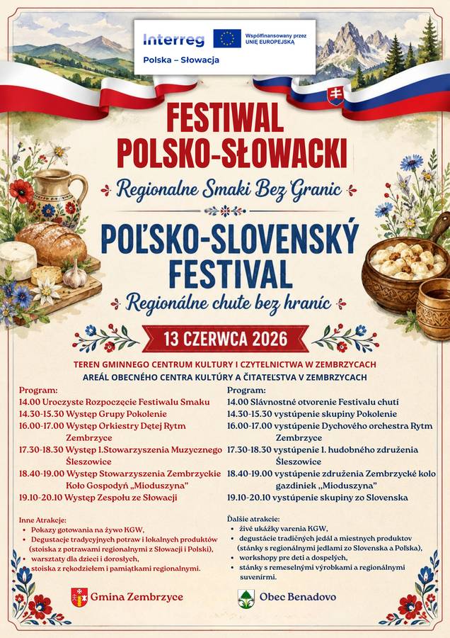 Regionálne chute bez hraníc – Poľsko-slovenský festival