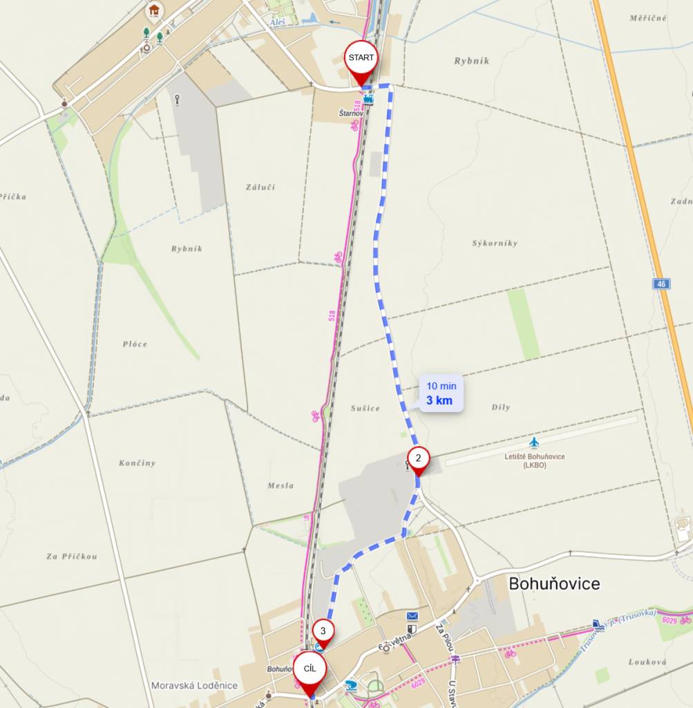 Od 9. června 2026 se zahájí stavební práce na cyklostezce Hvězdná v katastru obce Štarnov.