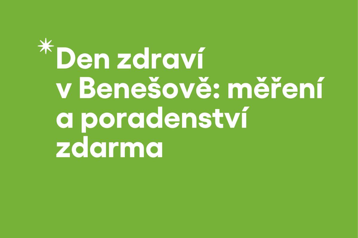 Benešovské Masarykovo náměstí dnes hostí Den zdraví, během kterého si mohou zájemci zdarma nechat zkontrolovat řadu důležitých zdravotních ukazatelů a získat doporučení pro zdravější životní styl. Akce probíhá od 10.00 do 16.00 hod.