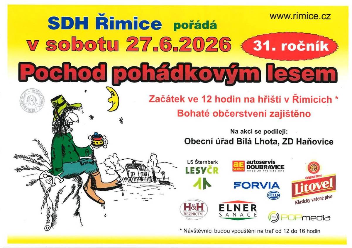 Pořadatelé srdečně zvou nejen děti