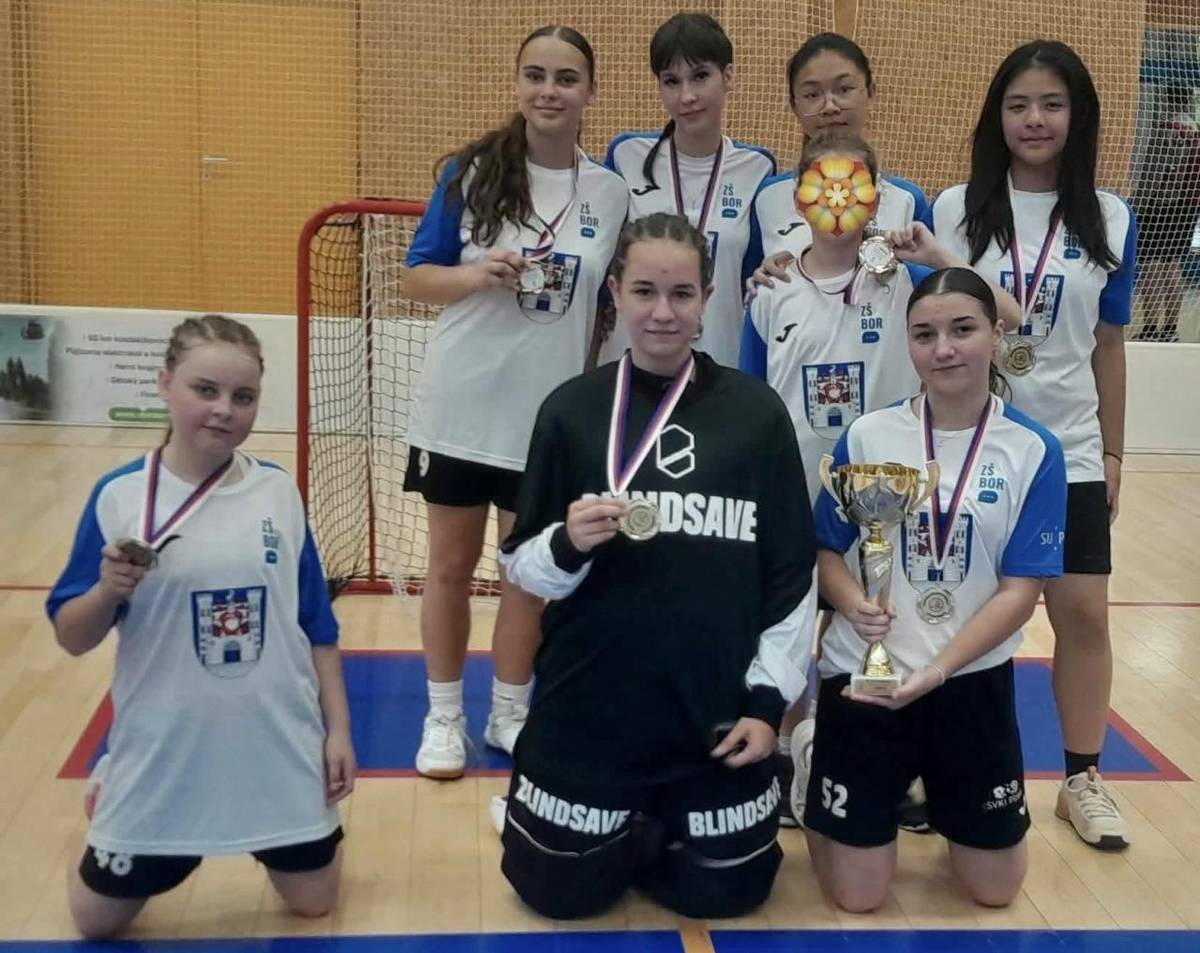 Žačky Základní školy Bor dosáhly mimořádného sportovního úspěchu, když na Mistrovství České republiky AŠSK ve florbalu v kategorii Dívky III vybojovaly titul mistryň České republiky.
