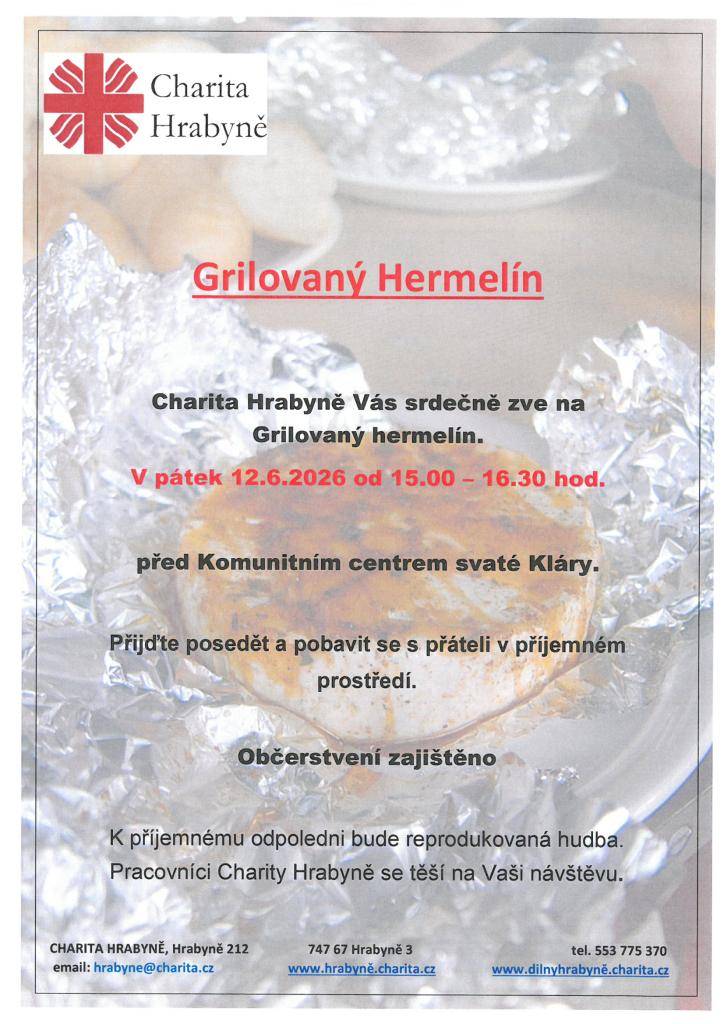POZVÁNÍ CHARITY HRABYNĚ