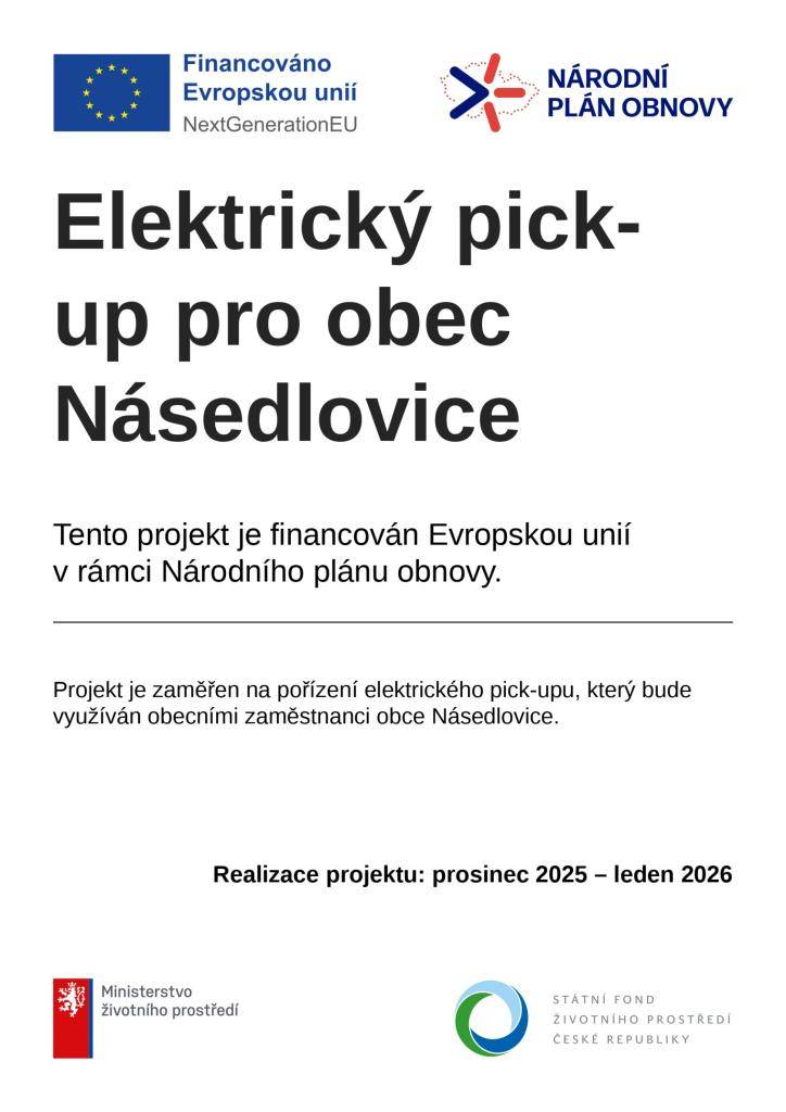 Přijatá dotace ze Státního fondu životního prostředí ČR