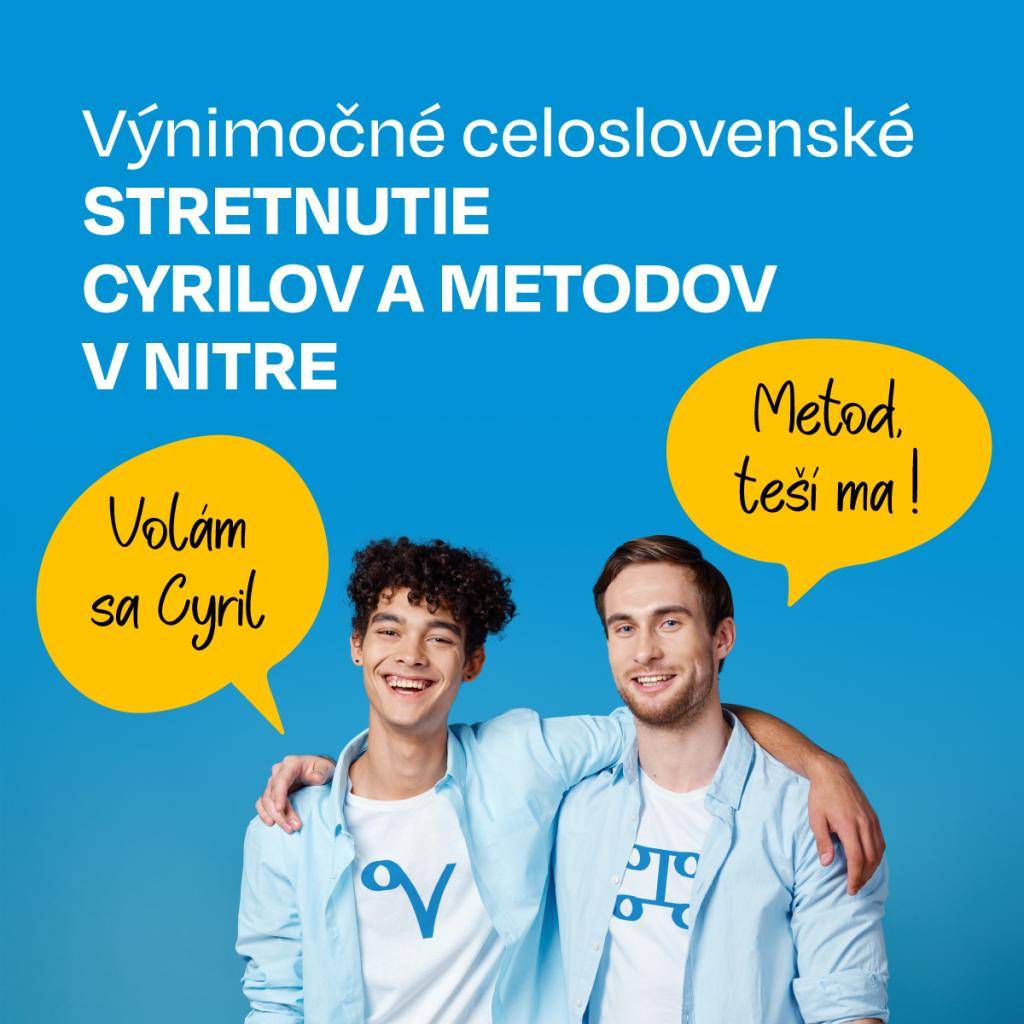 Stretnutie Cyrilov a Metodov v Nitre