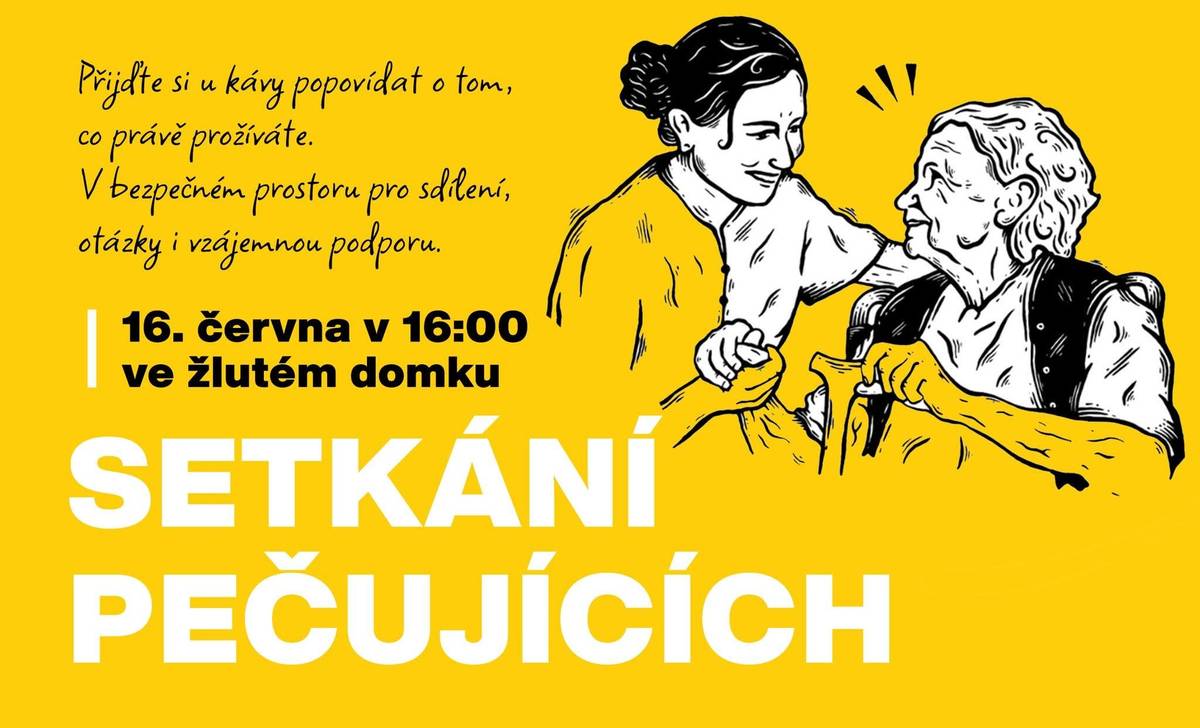 Pečujete o někoho blízkého? Pak možná znáte chvíle, kdy máte pocit, že už nemůžete. Že je toho moc. Že potřebujete někomu říct, co prožíváte – a být vyslyšeni. 🌻 Proto pořádáme Setkání pečujících. Bez přednášek, bez povinností. Jen bezpečný prostor pro sdílení, otázky a vzájemnou podporu. ☕ Přijďte si v klidu popovídat u kávy s lidmi, kteří vaší situaci rozumí. 📅 16. 6. 2026 v 16:00 📍 Žlutý domek, Hustopeče Mrštíkova 122/1 💛 Vstup zdarma, bez registrace