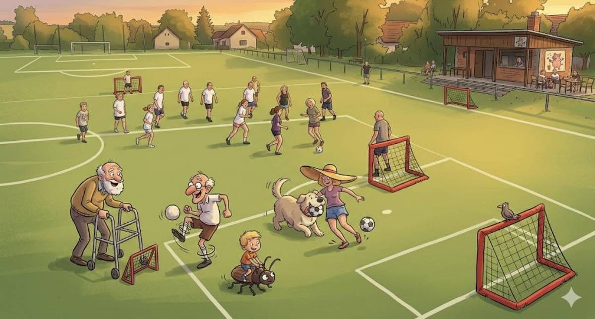 Ahoj všem příznivcům pohybu a fotbalu v Rybníčku! Chcete se jednou týdně jen tak na pohodu protáhnout a zablbnout si s míčem? Rádi bychom v naší obci rozjeli pravidelný hobby fotbálek pro radost, bez jakéhokoliv hrocení. Přidat se může úplně každý! Kde: Hřiště v Rybníčku u kiosku Jak se přihlásit? Pokud máte chuť se hýbat, dejte vědět Jakubovi Sovadinovi:   Zprávou na Messengeru   Přes WhatsApp nebo SMS na číslo 730 581 140   Poznámka: Aby měl fotbálek smysl, musíme se sejít aspoň v 10 lidech, jinak se v daný týden nekoná. Přijďte si zahrát a podpořit sousedské sportování!