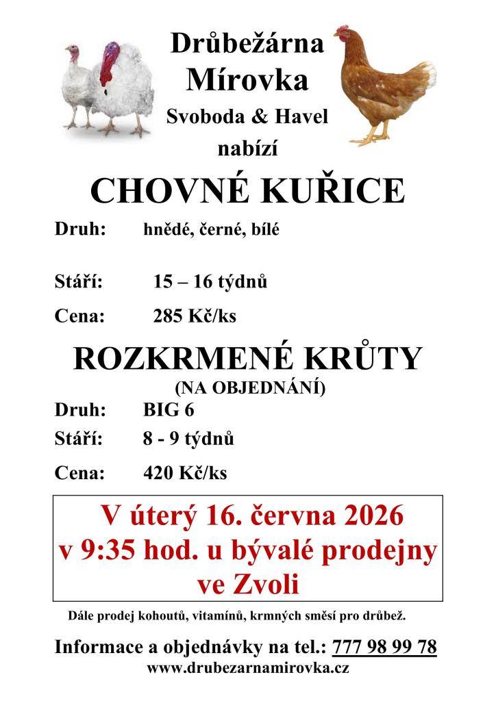 Kuřice 16.6.2026