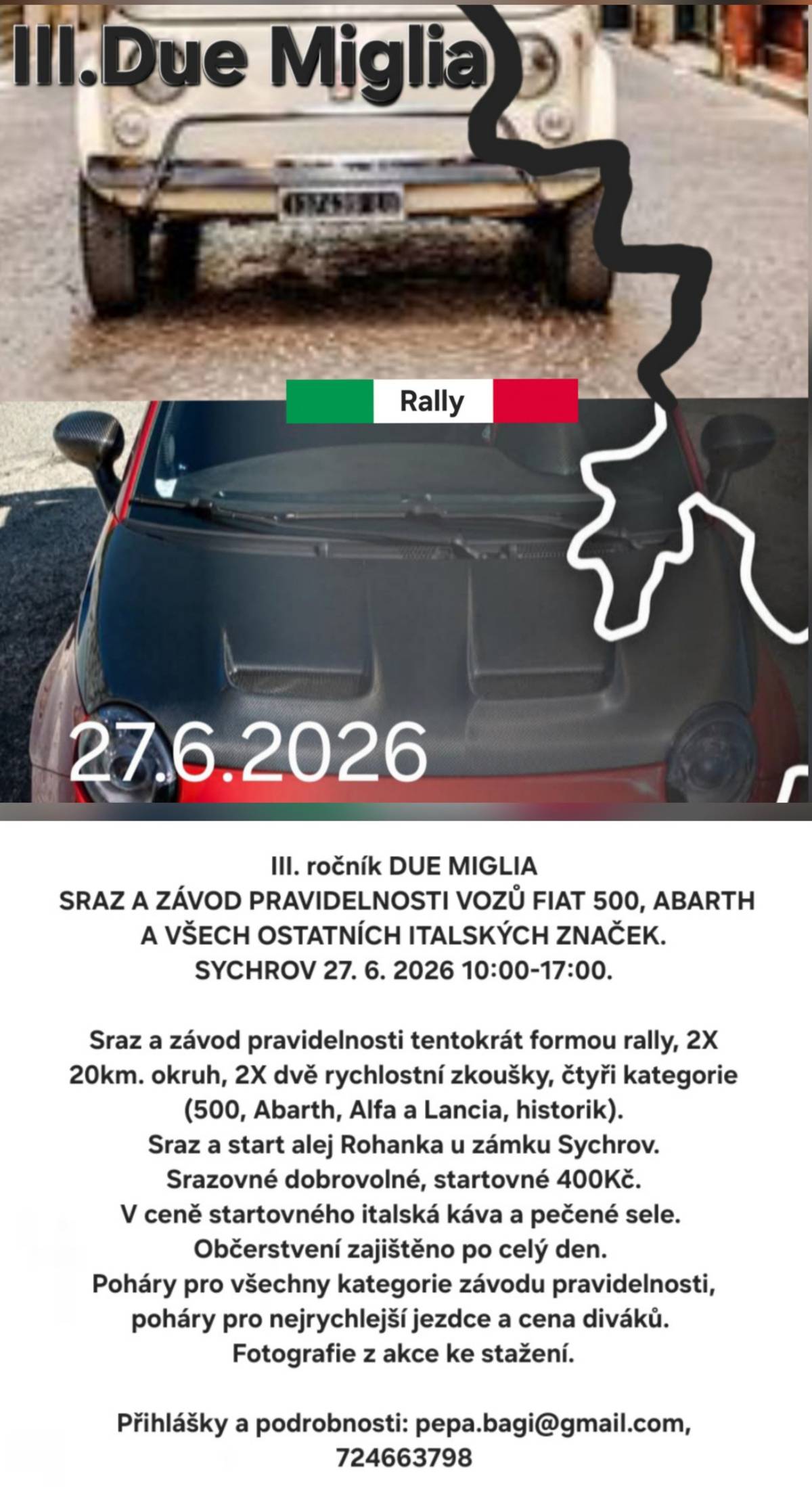 V sobotu 27. 6. 2026. Podrobnosti, program a mapu najdete v příloze.