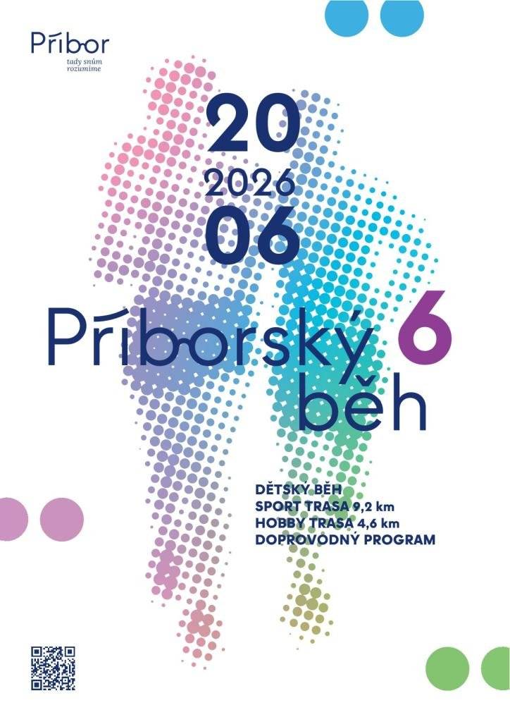 Příbor se opět rozběhne. Šestý ročník Příborského běhu nabídne sportovní zážitek pro celou rodinu V sobotu 20. června 2026 ožije historické centrum Příbora již 6. ročníkem oblíbeného Příborského běhu. Sportovní akce určená pro všechny věkové kategorie nabídne závody pro děti, hobby běžce, zkušené sportovce i štafetové týmy.  „Závodníci si mohou vybrat z několika kategorií. Pro nejmenší jsou připraveny dětské běhy na tratích 200, 400 a 700 metrů. Dospělí si mohou zaběhnout hobby trasu dlouhou 4,6 kilometru nebo hlavní závod SPORT na trati 9,2 kilometru, který je zařazen do Lašské běžecké ligy. Součástí programu bude také oblíbený štafetový závod čtyřčlenných týmů,“ sdělila Věra Stupčuková z odboru kultury, sportu a cestovního ruchu. Trasa hlavního závodu vede historickým jádrem Příbora a zavede běžce do úzkých uliček i malebných zákoutí města. Start i cíl jsou situovány na náměstí Sigmunda Freuda. Běžci se mohou těšit na atraktivní profil tratě, která prověří jejich fyzickou kondici i odhodlání. Program odstartuje již v ranních hodinách registrací závodníků. Dětské závody začnou po 9. hodině, hlavní závod SPORT odstartuje v 10:50 hodin, následovaný kategoriemi Hobby a Štafeta. Součástí dne bude také kulturní program a slavnostní vyhlášení výsledků. „Příborský běh se za několik let své existence stal významnou sportovní událostí regionu. Těší nás, že každoročně přitahuje nejen místní sportovce, ale i běžce z širokého okolí. Zveme všechny, aby si přišli zasportovat, fandit nebo si jen užít příjemnou atmosféru v centru našeho města,“ uvedl starosta města Příbora Jan Malík. Velké poděkování patří hlavním partnerům letošního ročníku, bez jejichž podpory by nebylo možné akci realizovat v takovém rozsahu. Mezi největší podporovatele patří Severomoravské vodovody a kanalizace Ostrava a.s., Alliance Laundry CE, s. r. o., JETI model s.r.o., McDonald's a další. „Registrace do závodu probíhají online do 17. června 2026, přihlášení bude možné také přímo na místě v den konání akce, ale pouze s platbou v hotovosti. Těšit se můžete také na doprovodný program. Podrobné informace, registrace a kompletní program jsou k dispozici na webových stránkách Příborského běhu www.priborskybeh.cz,“ doplnila Věra Stupčuková.