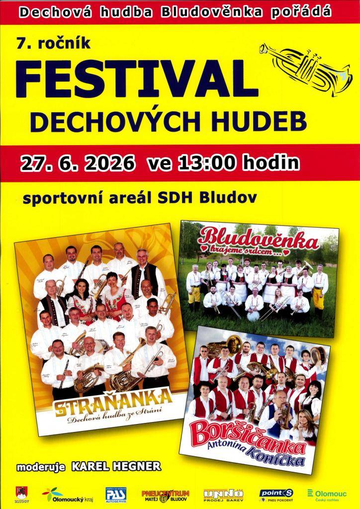 Areál SDH Bludov 27.6.2026 od 13:00 hod.