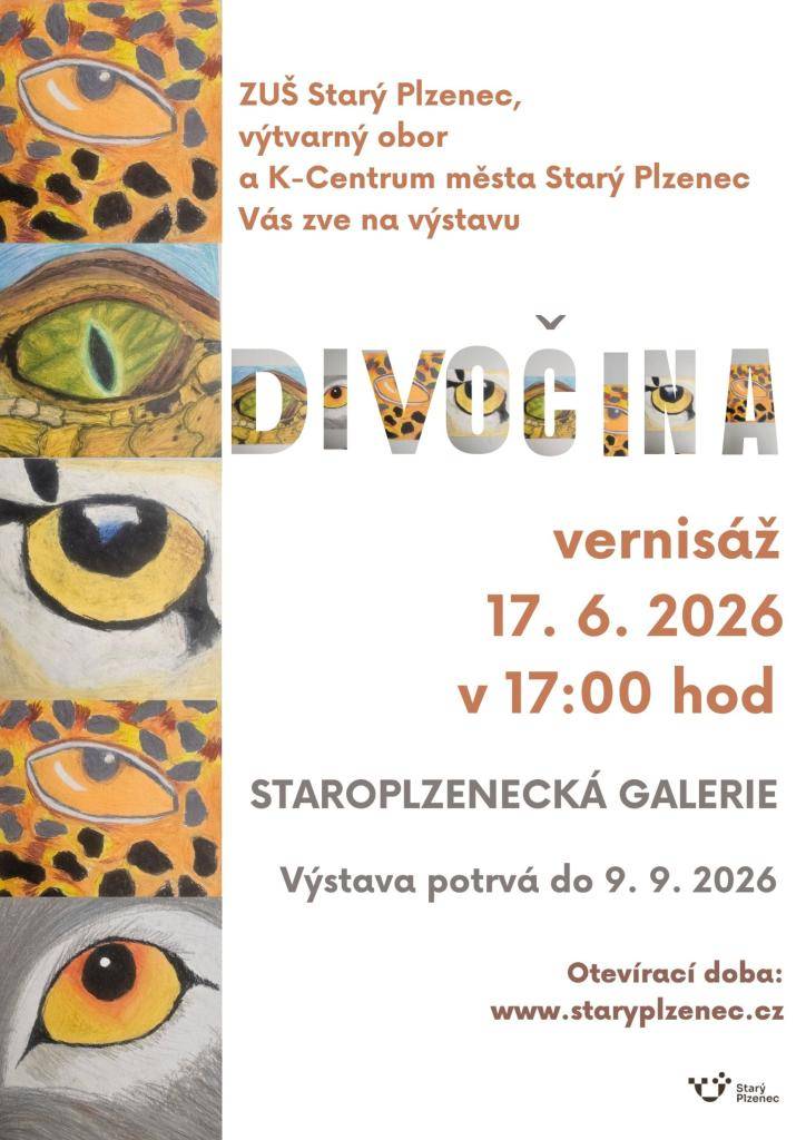 výstava děl žáků výtvarného oboru ZUŠ Starý Plzenec