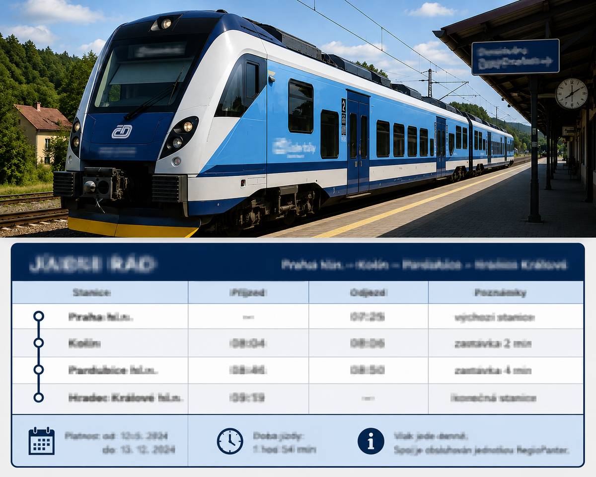 Dovolujeme si Vás informovat, že na stránkách Integrované dopravy Plzeňského kraje (IDPK), pod odkazem https://www.idpk.cz/navrh-zeleznicniho-jizdniho-radu-2026-27/ byl zveřejněn NÁVRH jízdního řádu železniční dopravy pro období 2026/2027. Na uvedeném odkazu naleznete také pokyny, jak podat případné připomínky k uveřejněnému návrhu. POVED s. r. o. Plzeňský organizátor veřejné dopravy Nerudova 25, 301 00 Plzeň