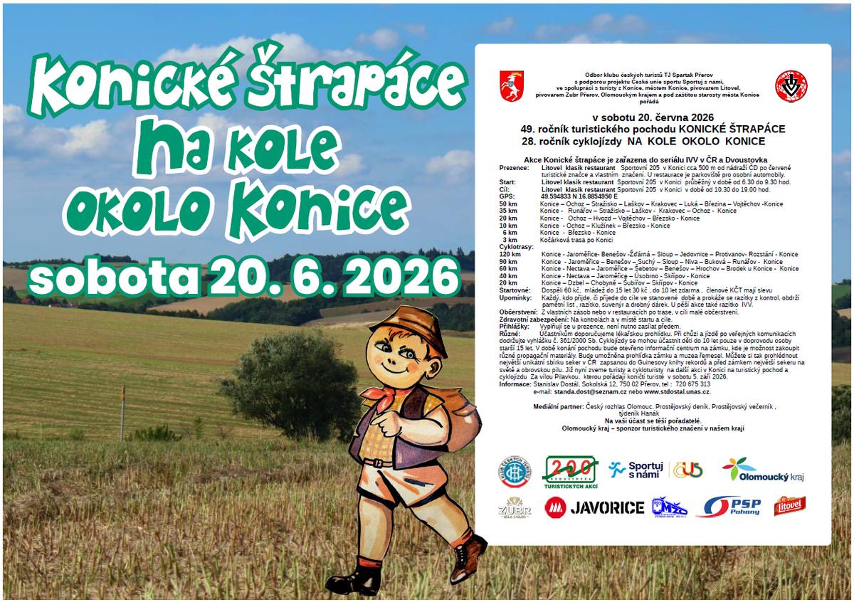 Pozvánka na Konické štrapáce