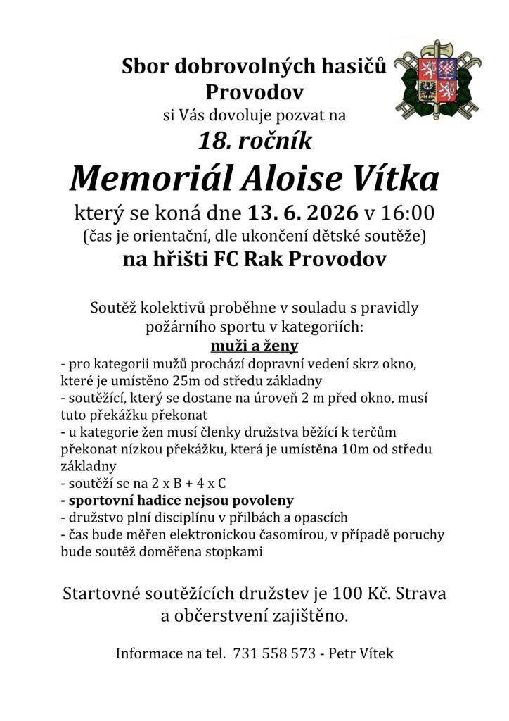 Hasičská soutěž dospělých