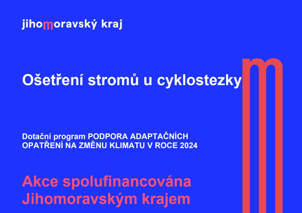 Ošetření stromů u cyklostezky