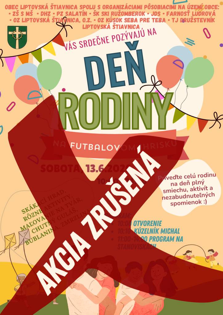 S poľutovaním oznamujeme, že pre nepriaznivý vývoj počasia na zajtrajší deň akciu rušíme.  Avšak, nevzdávame sa :) a presúvame akciu na august 2026 :)    Termín konania Vám oznámime včas :)  Ďakujeme za pochopenie.