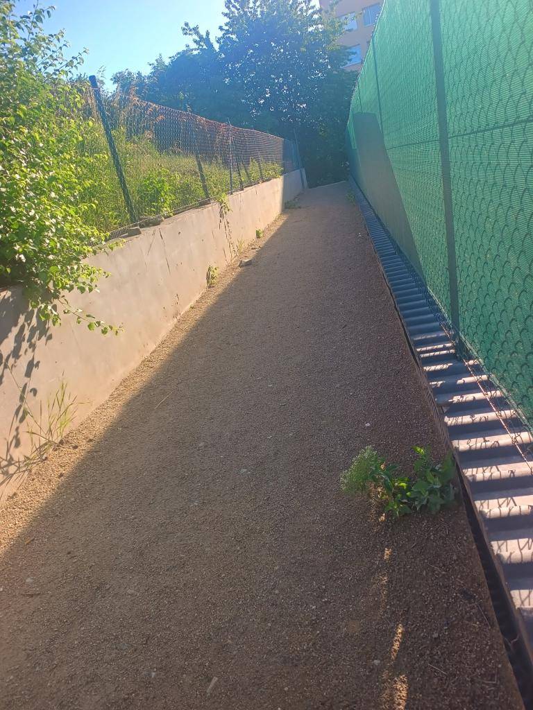 V rámci participativního rozpočtu realizujeme jeden z vítězných návrhů. Propojení ulice Luční a sídliště Sahara. Projekt zahrnuje povrchovou úpravu cesty a vytvoření schodiště ve svahu k sídlišti.