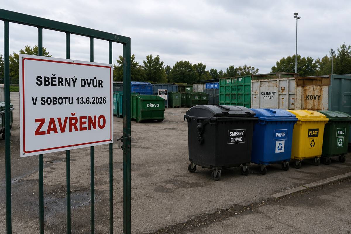 V sobotu 13.6.2026 bude SBĚRNÝ DVŮR v Habrech mimořádně uzavřen. Děkujeme za pochopení.