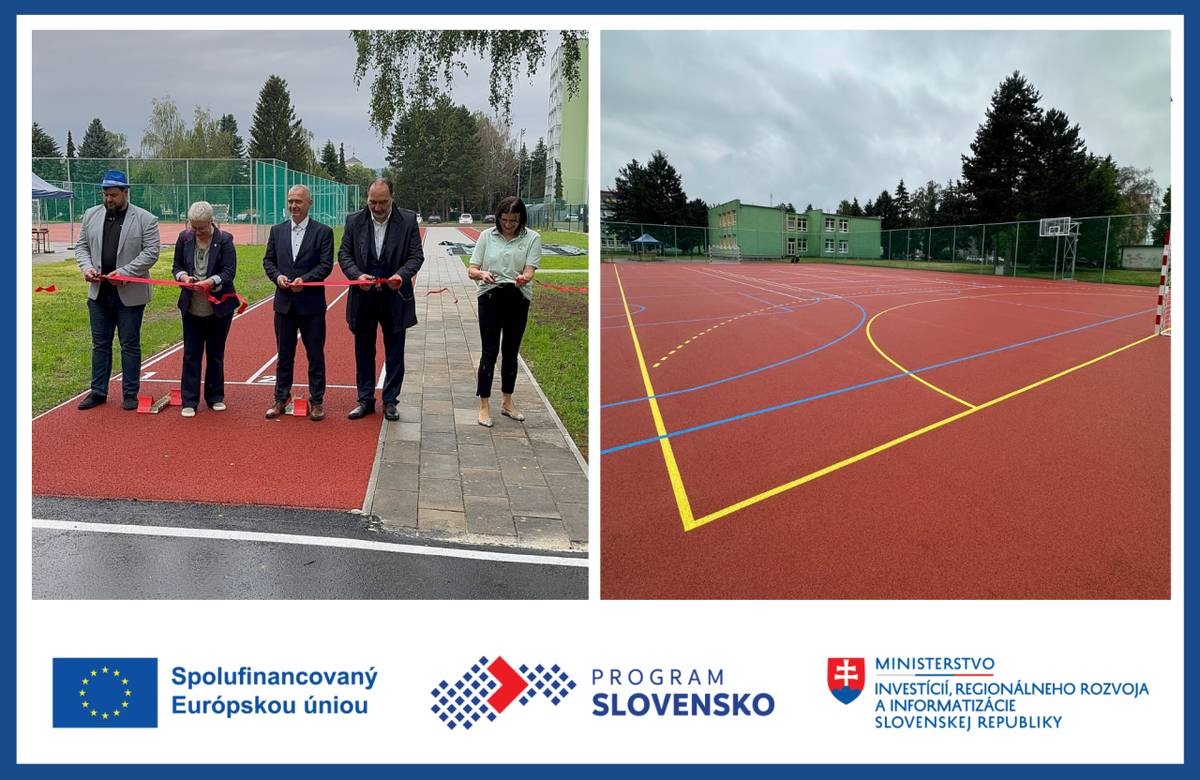 Vďaka úspešnému projektu mesta prešlo športovisko kompletnou obnovou. Projekt je spolufinancovaný Európskou úniou v rámci Programu Slovensko.