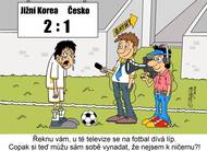 Český fotbalový tým prohrál s Jižní Koreou