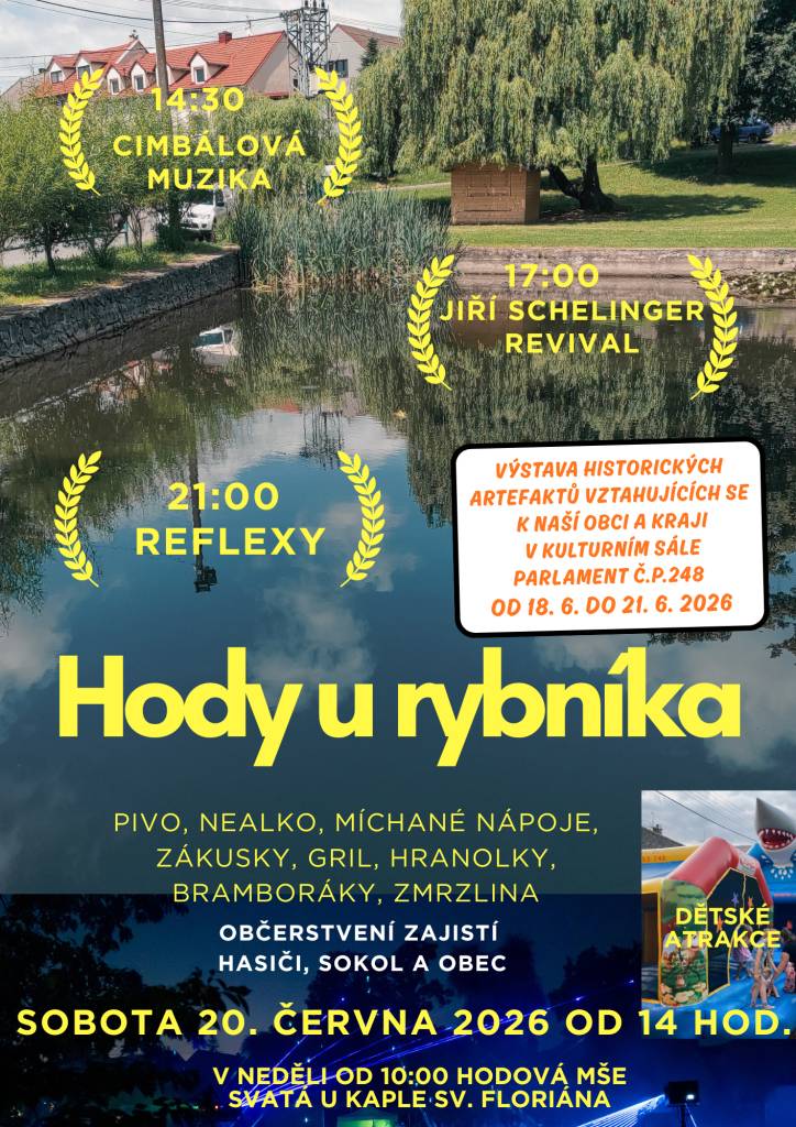 Sobota 20.června 2026 od 14 hod.
