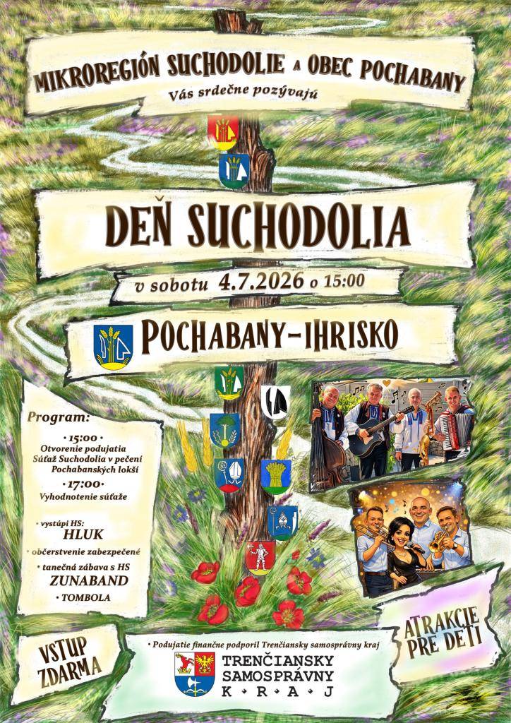 Deň Suchodolia v obci Pochabany