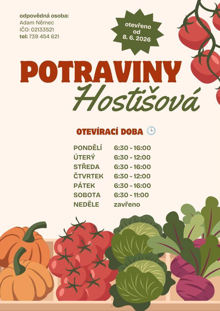 Znovuotevřená prodejna potravin má otevřeno: