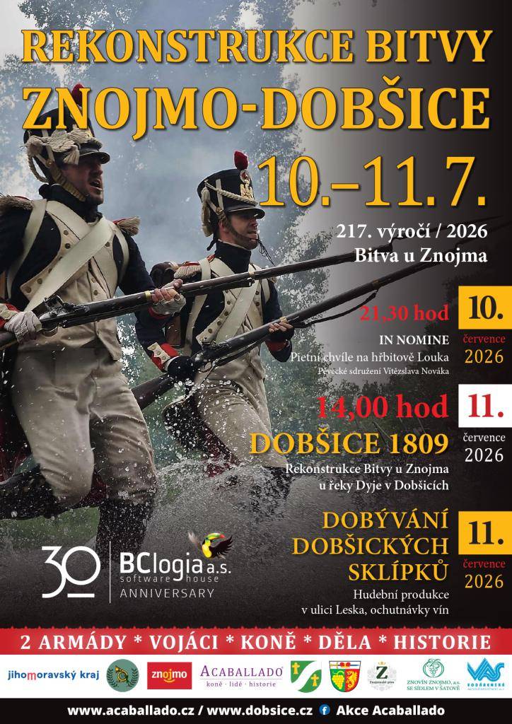 Zhruba za měsíc opět dorazí desítky vojáků v historických uniformách a po bitvě budou ,,pleněny" naše vinné sklípky...