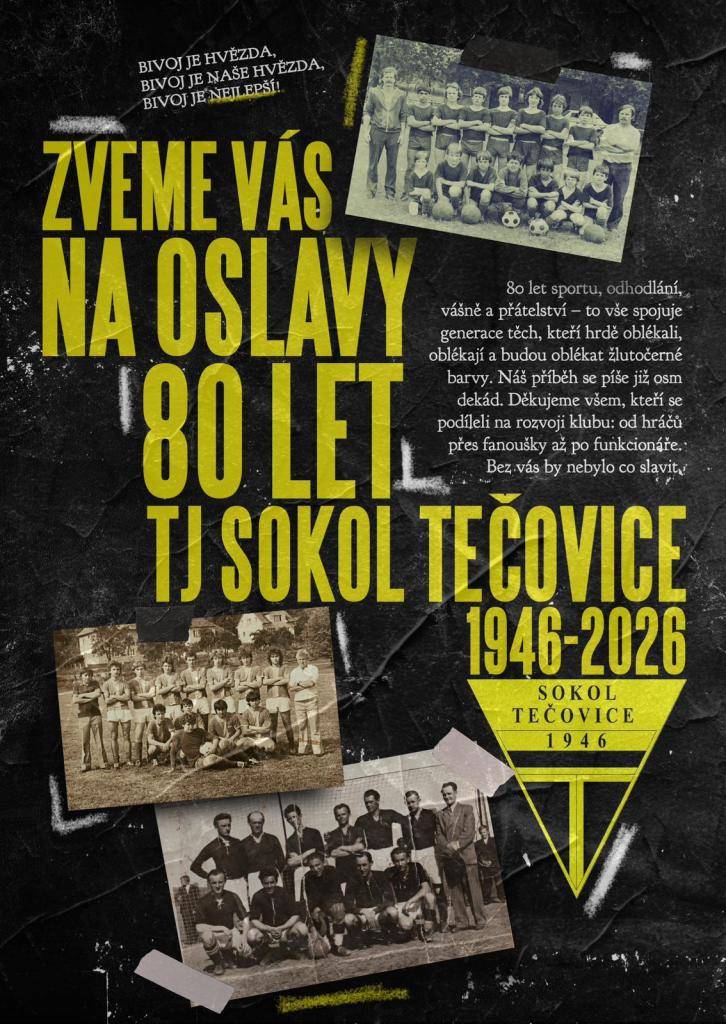TJ SOKOL TEČOVICE SLAVÍ 80 LET! TO BUDE VELKÉ!
