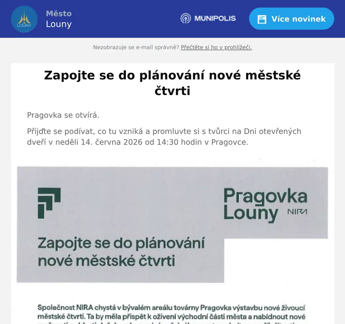 Pragovka se otvírá. Přijďte se podívat, co tu vzniká a promluvte si s tvůrci na Dni otevřených dveří v neděli 14. června 2026 od 14:30 hodin v Pragovce.