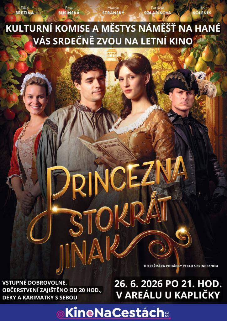 Letní kino 26.6.2026 u kapličky