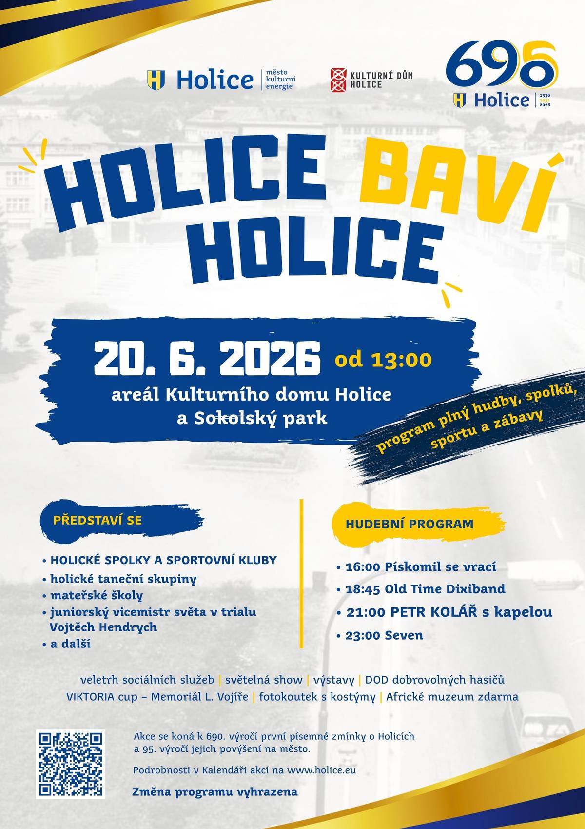 Městské slavnosti Holice - HOLICE BAVÍ HOLICE viz. příloha.