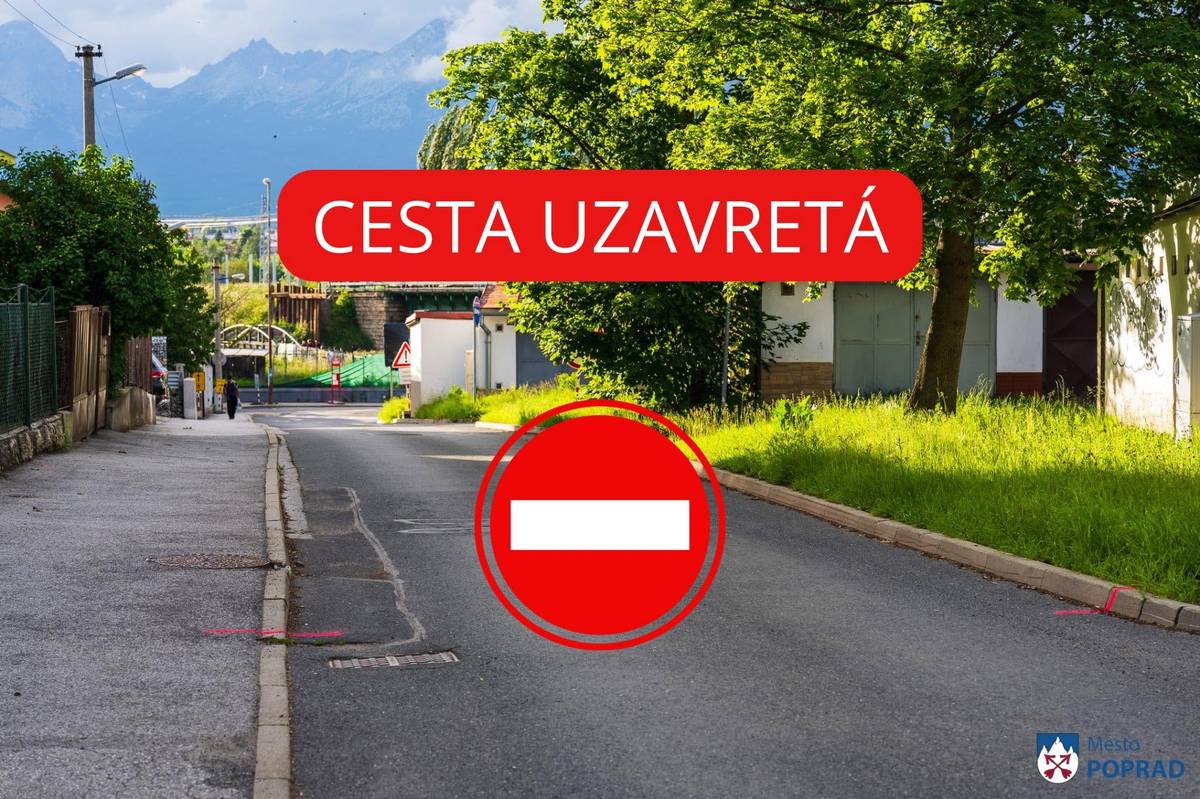 Železnice SR oznámili, že v pondelok 15. júna v popoludňajších hodinách bude opätovne otvorený podchod pre chodcov popod železničnú trať prepájajúci ulicu Popradskej brigády s Ulicou  Kukučínova. Zároveň v čase od 16. júna 2026 do 7. júla 2026 bude pre motorové vozidlá z dôvodu prekládky inžinierskych sietí v rámci modernizácie železničnej trate úplne uzavretá časť Ulice Okružná - v úseku približne od konca garáží po Ul. Štefánikova.   Preto dôjde k zmene organizácie dopravy na uliciach Okružná, Štefánikova a Popradskej brigády. Premávka bude presmerovaná cez Ul. Popradskej brigády, kde bude dočasne upravený smer jazdy podľa osadeného dopravného značenia. Autobusová zastávka PP, Okružná, podchod bude znovu slúžiť verejnosti na pôvodnom mieste a dočasne presunutá zastávka na Ul. Štefánikova bude zrušená.  Prosíme všetkých účastníkov cestnej premávky o rešpektovanie dočasného dopravného značenia, zvýšenú opatrnosť a trpezlivosť počas trvania prác.