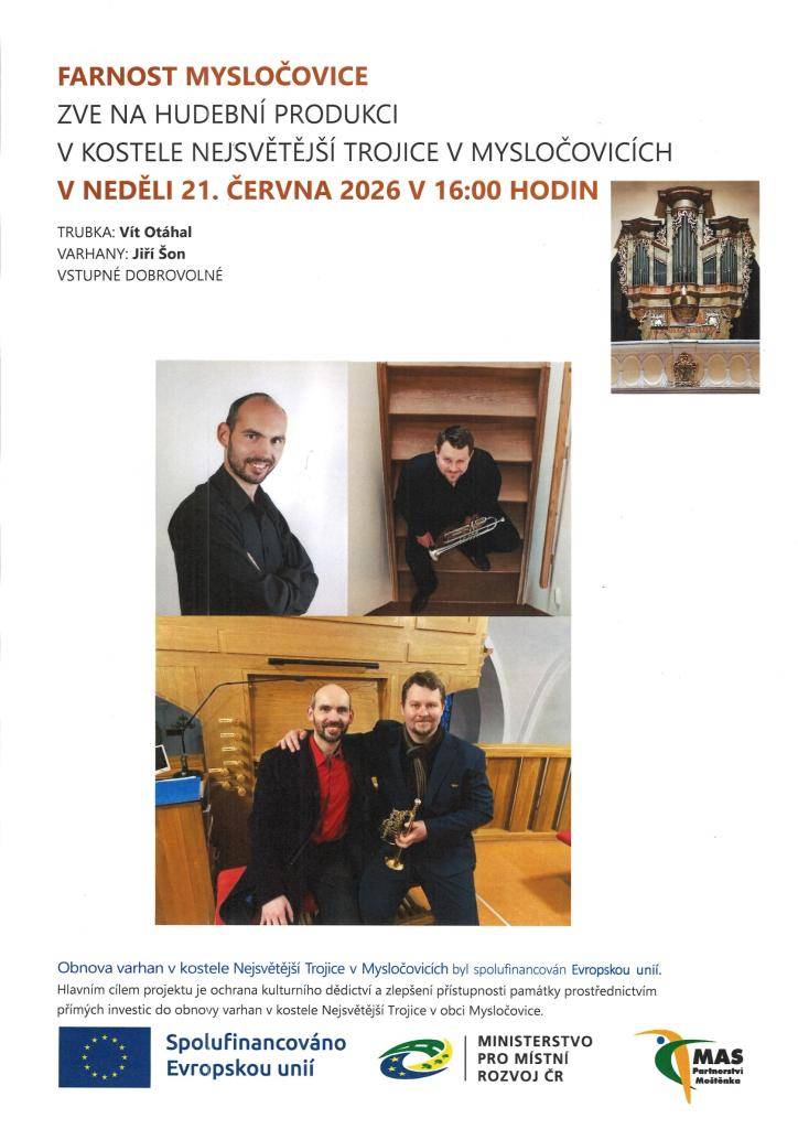 Obec Mysločovice Vás srdečně zve: