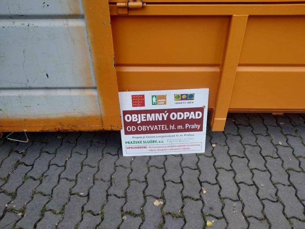V pátek 19. 6. 2026 od 14:00 – 18:00 hodin bude přistaven velkoobjemový kontejner v ulici Ke Mlýnku x V Obůrkách (ve slepém rameni ulice směrem k čp. 698).