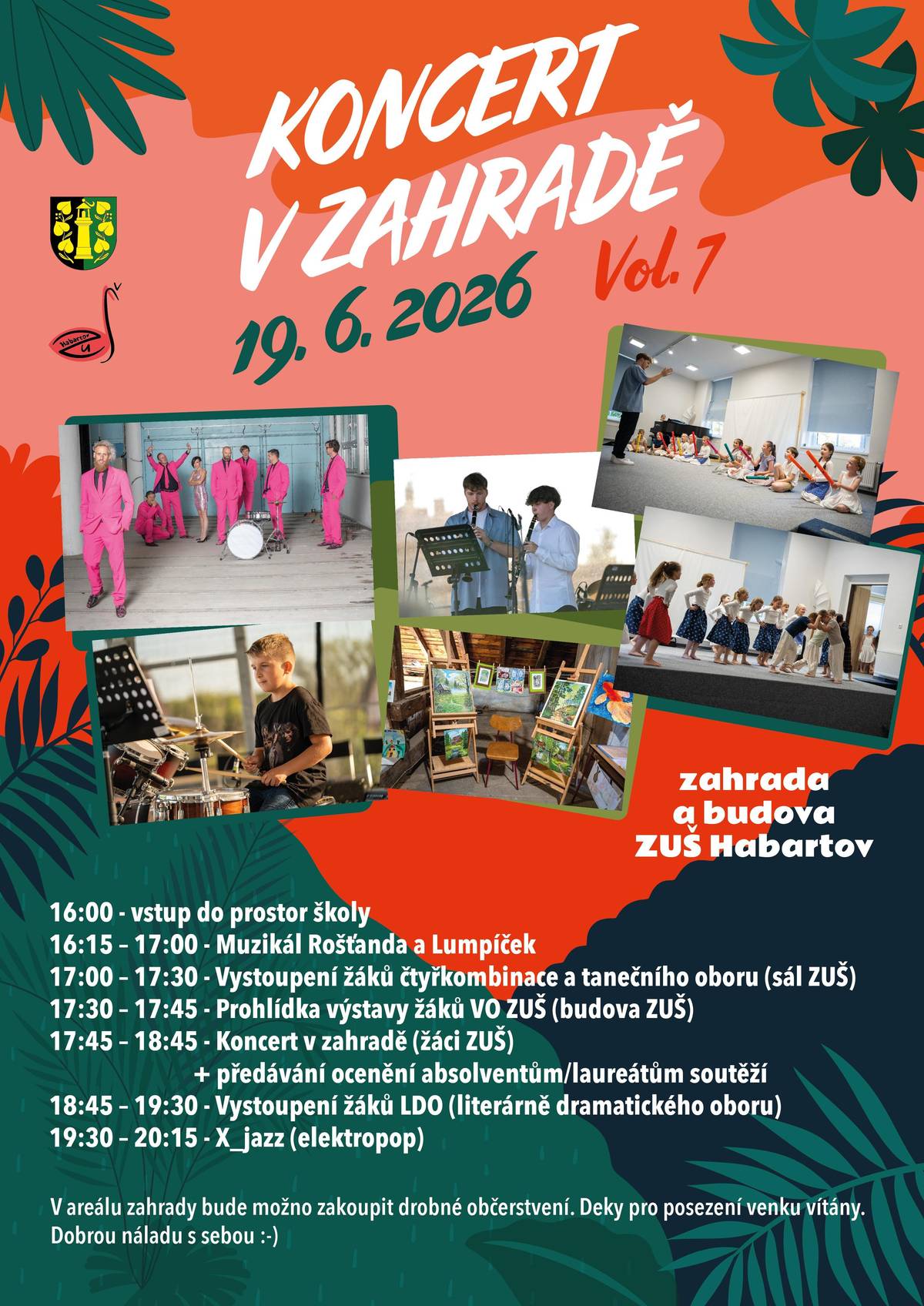 Základní umělecká škola Habartov zve veřejnost na Koncert v zahradě. Více informací získáte v přiloženém letáku.