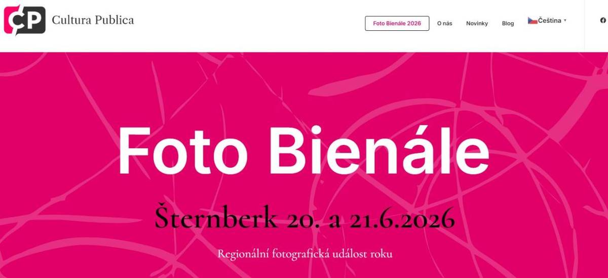 Šternberk bude o víkendu 20.–21. června patřit fotografii. Bienále startuje slavnostním zahájením v kulturním domě.  První ročník akce nabídne výstavy na několika místech v centru, setkání s autory, doprovodný program i vzdělávací část pro rodiny s dětmi.