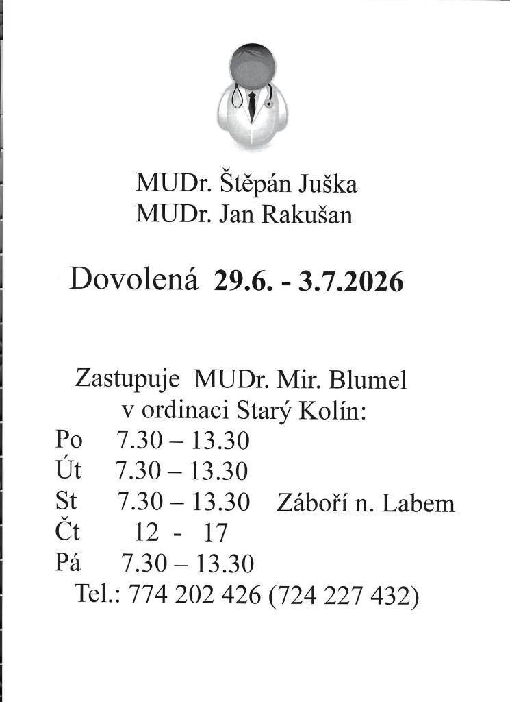 Dovolená 29.6.-3.7.2026