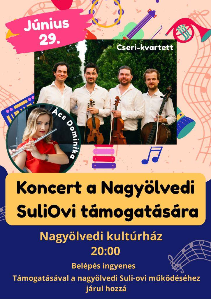 Koncert a Nagyölvedi SuliOvi támogatására