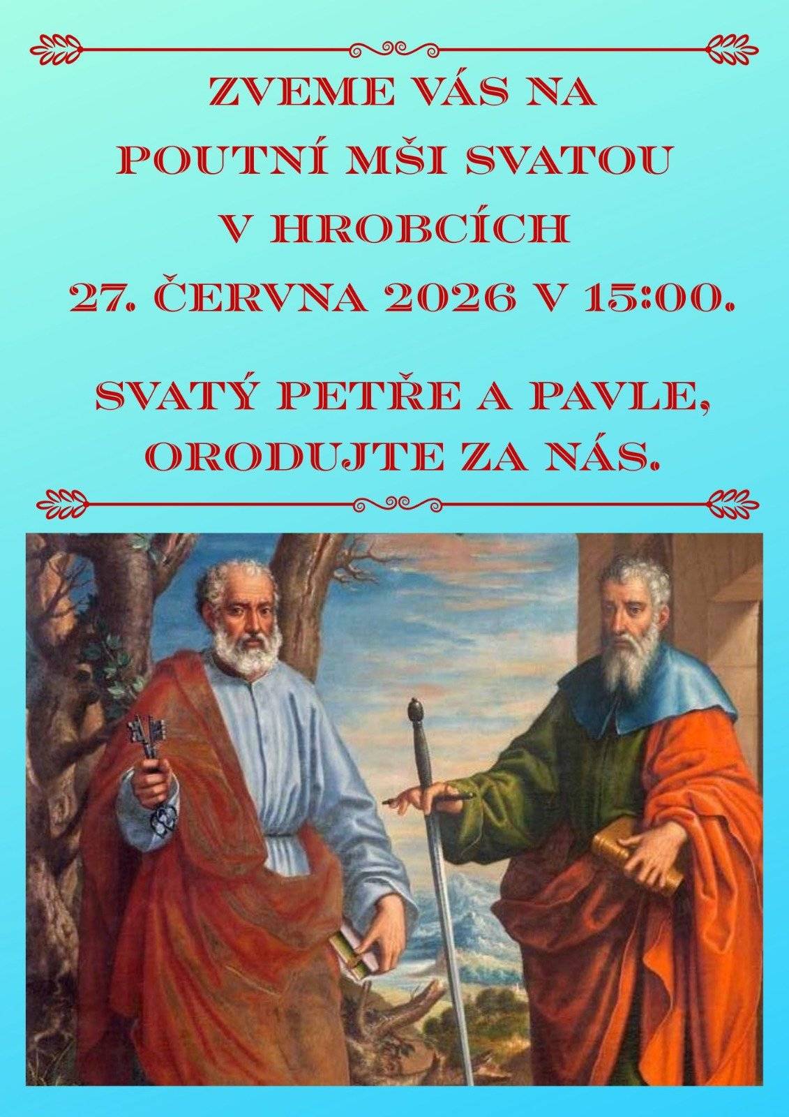 Připomínáme zítřejší mimořádný svoz bioodpadu. Další se pak uskuteční až 7. 7. 2026.   Dnes se od 19:00 uskuteční veřejné zasedámní zastupitepstva obce v KD Hrobce.   27. 6. 2026 se v 15:00 uskuteční Poutní mše svatá v kaličce v Hrobcích.