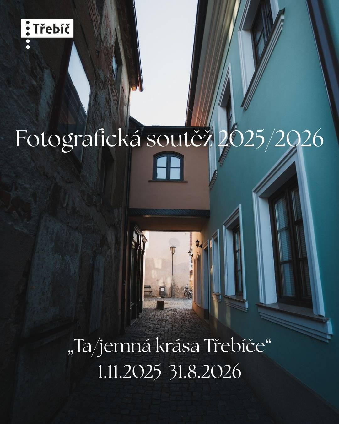 📷Fotí vaše děti rádi město, přírodu, kamarády nebo jiné zajímavé detaily v Třebíči? 📱Pak by byla škoda, kdyby si nechaly své fotografie jen v mobilu. Do fotosoutěže „Ta/jemná krása Třebíče“ se mohou letos hlásit také děti a mládež do 18 let. Hledáme originální pohledy na naše město – jeho zákoutí, atmosféru, přírodu, život i okamžiky, které často míjíme bez povšimnutí. Nemusíte být profesionálové. Stačí chuť dívat se na Třebíč jinýma očima. 👀  🎁Pro vítěze jsou připraveny ceny v hodnotě až 5 000 Kč a vybrané fotografie budou součástí výstavy. Více informací a kategorie soutěže najdete zde: https://1url.cz/iekcF
